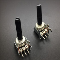 TYPE 1213 TYPE 12 SINGLE POTENTIOMETER WITH bracket SUBWOOFER SMALL HOME APPLIANCE POTENTIOMETER B10K HANDLE LENGTH 20MM