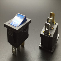 KCD1-102 Boat switch 3 feet on the light off with blue light Length 21MM width 15MM height 24MM