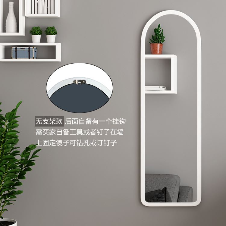 Trang điểm tủ hoạt động cloakroom phòng tắm tự dính gương mặc gương tường nhà khung cửa - Gương gương soi