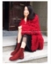 Châu Âu mới và Hoa Kỳ lỏng áo khoác lông mỏng áo khoác cổ áo giả cổ áo khoác cashmere