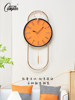 Kangbas Silent Living Room Wall Clock, Modern, Simple, Elegant, High-End, Creative, Fashionable Clock, Decorative Wall Swinging Clock