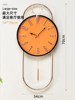 Kangbas Silent Living Room Wall Clock, Modern, Simple, Elegant, High-End, Creative, Fashionable Clock, Decorative Wall Swinging Clock