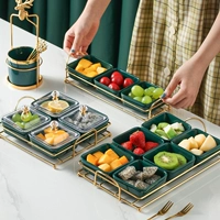 Фруктовая пластина гостиная домашняя сеть красная модель Light Luxury Candy Dry Frunt Box коробка с закуска
