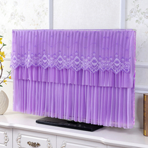 Summer 47 TV cover 50 Liquid crystal 42 inches 60 Hanging 48 Dust Cover 55 Cloth Art 32 Eurostyle Lace Brightly Purple