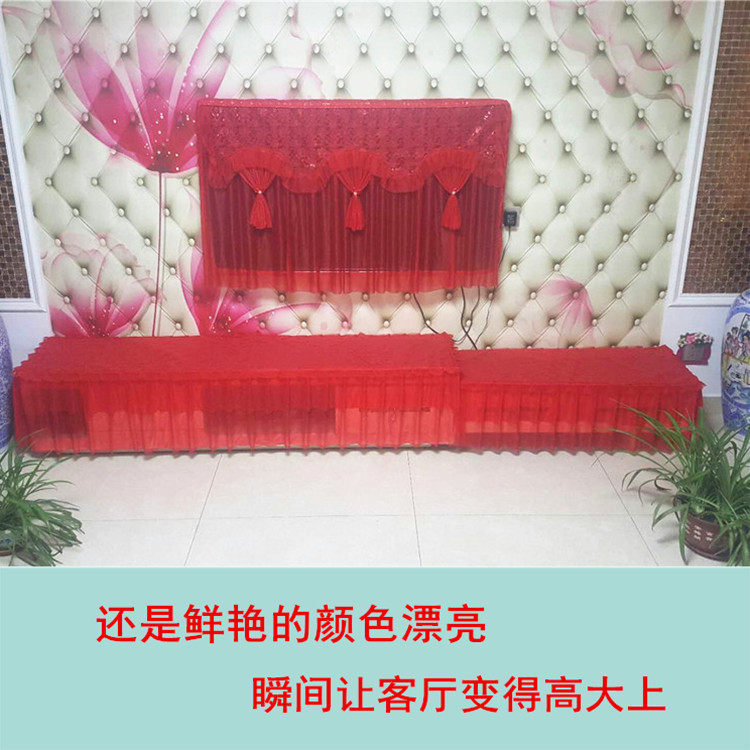 47 inch TV set 50 42 42 inch 60 60 hanging 48 dust cover 55 cloth art 32 TV cabinet lace purple
