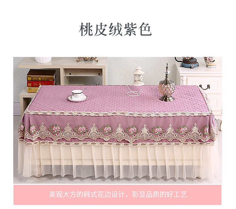 Chống trượt màu vàng bàn cà phê vải khăn trải bàn khăn trải bàn đầu giường bìa bụi bàn cà phê chống bụi vải hình chữ nhật phòng khách khăn trải bàn tròn inox
