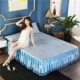 Mùa hè lụa băng mat mat 1,8 m ba mảnh giường váy ren bedspread mùa hè châu Âu điều hòa không khí mat gấp đôi - Thảm mùa hè nệm hơi nước cho người bệnh