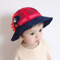 Baby Fisherman Hat Summer Sun Hat 1-3 Year Old Boy Basin Cap Slim 2 sunscreen Mesh Breathable Child Hat Tide