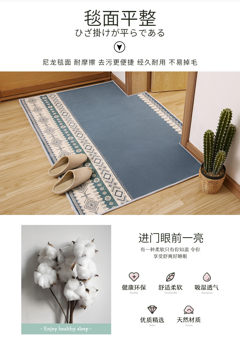 Sàn mat cửa mat cửa ra vào thảm cửa thảm thảm thảm mat foyer tùy chỉnh thảm sàn thảm - Thảm sàn xốp trải sàn 60x60