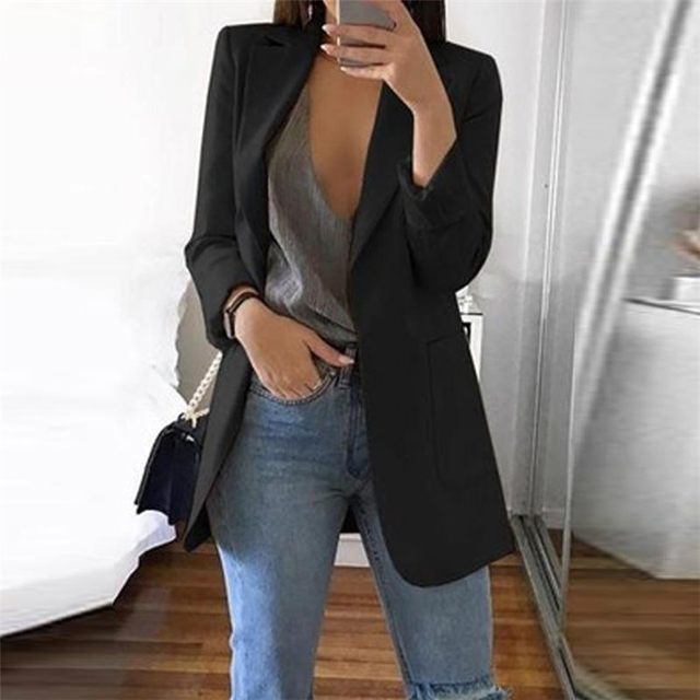 2022 Ladies Blazer fashion Jacket Suit Office blazers women's jacket