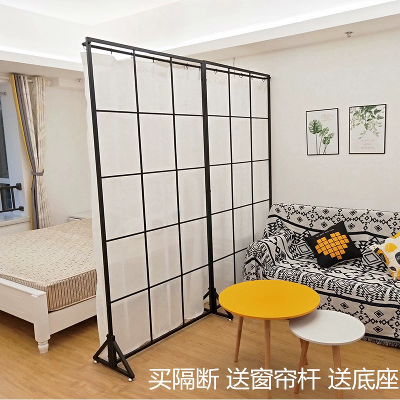 Trung Quốc sắt rèn mái hiên nhà lưới ghế màn hình vách ngăn tường phòng khách văn phòng cho thuê không cần đục lỗ Vách ngăn phòng cho thuê - Màn hình / Cửa sổ