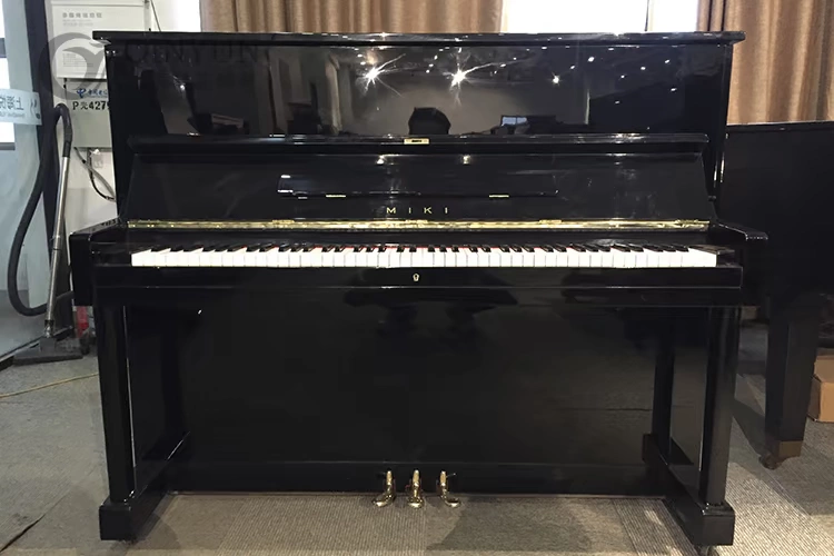 Nhật Bản nhập khẩu đàn piano cũ Mickey MIKI M1FB tập thể dục tại nhà màu đen dọc - dương cầm