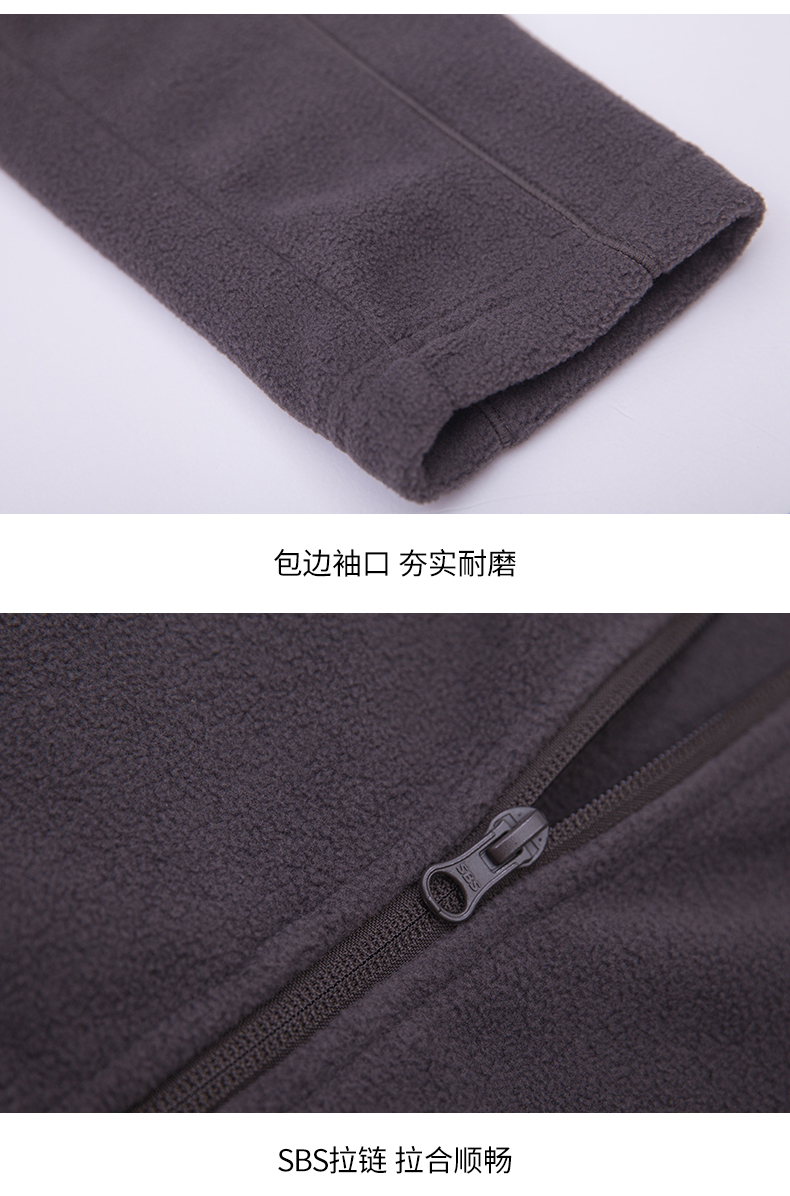 法国 圣弗莱 男士加厚摇粒绒 加厚保暖夹克外套 图9