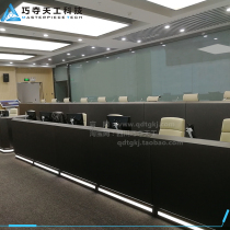 Full Metal Command Center customizable multimedia console Multi-link operating platform Straight-line monitoring desk