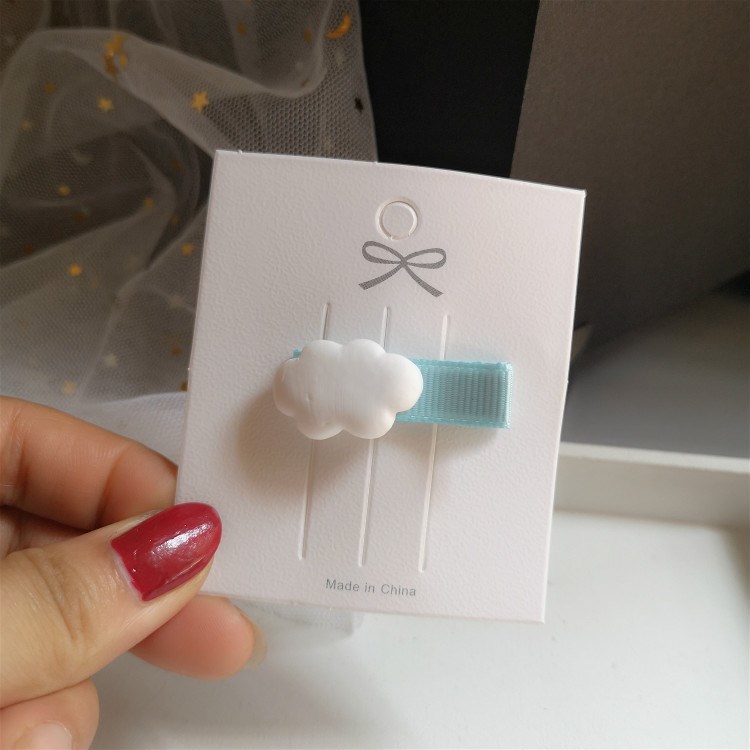 The Children 's han edition hair hairpin manual soft TaoCaiHong lollipop head ornaments hairpin security card clip of the girls