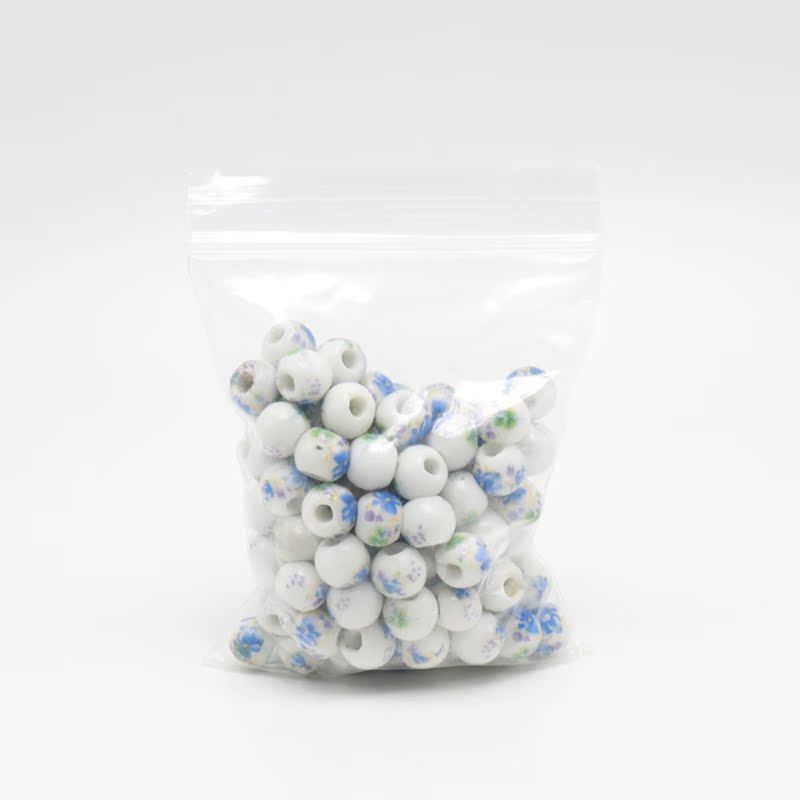 Jingdezhen ceramic applique beads 8 mm peony sunflowers flowers 50 stars up high temperature baking