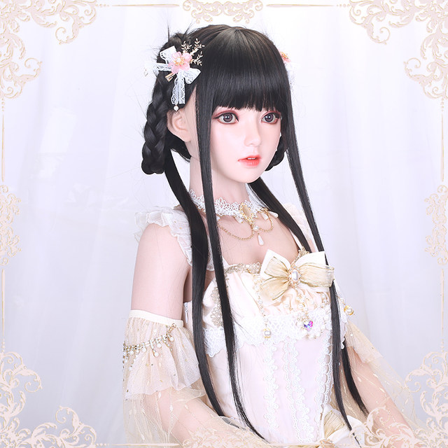 Wig for Women with Long Hair, Fire Spirit Cosplay Style, Traditional Chinese Costume, Ancient Style, Full Head Wig, One-Piece Wig