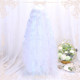 Lolita wig style braided jewel-colored cornrows gradient long curly hair Lolita wig long hair full headgear