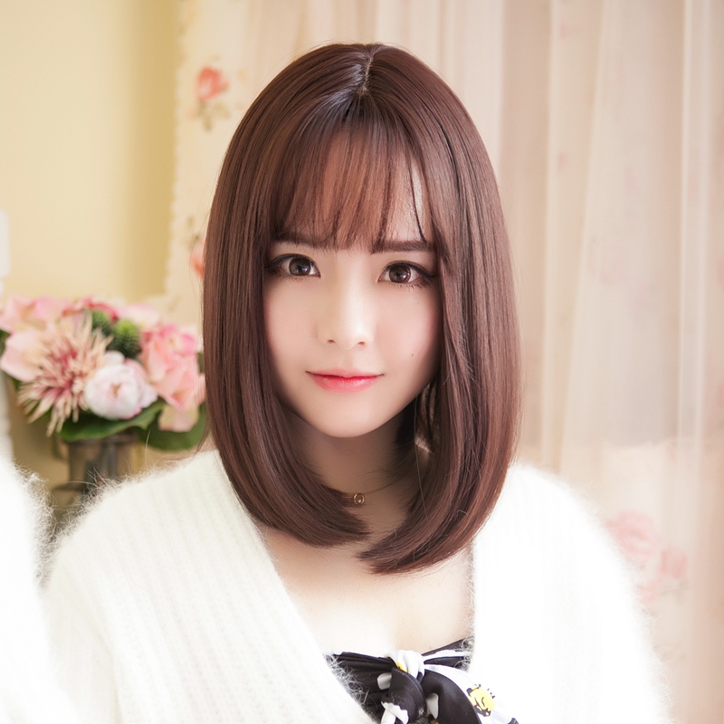 Usd 52 61 Wig Female Short Hair Air Bangs Straight Hair Korean