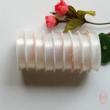 Белый прозрачный эластичный ремень, браслет из бисера, аксессуары, 0.5-0.6-0.8мм