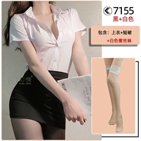 Нарукавники, белый комплект, кружевные колготки, короткий рукав