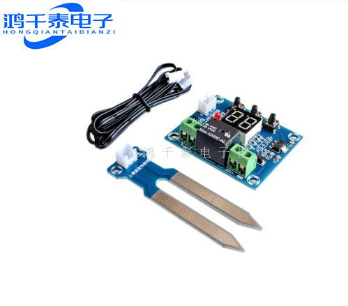 XH-M214 土壤湿度控制器模块数字显示花盆栽数显自动浇花洒水