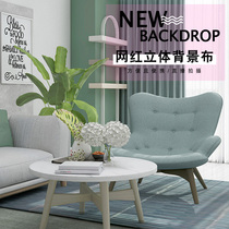 live background cloth net red anchor photo photography background wall decoration bedroom 3D solid ins wind shooting hanging cloth