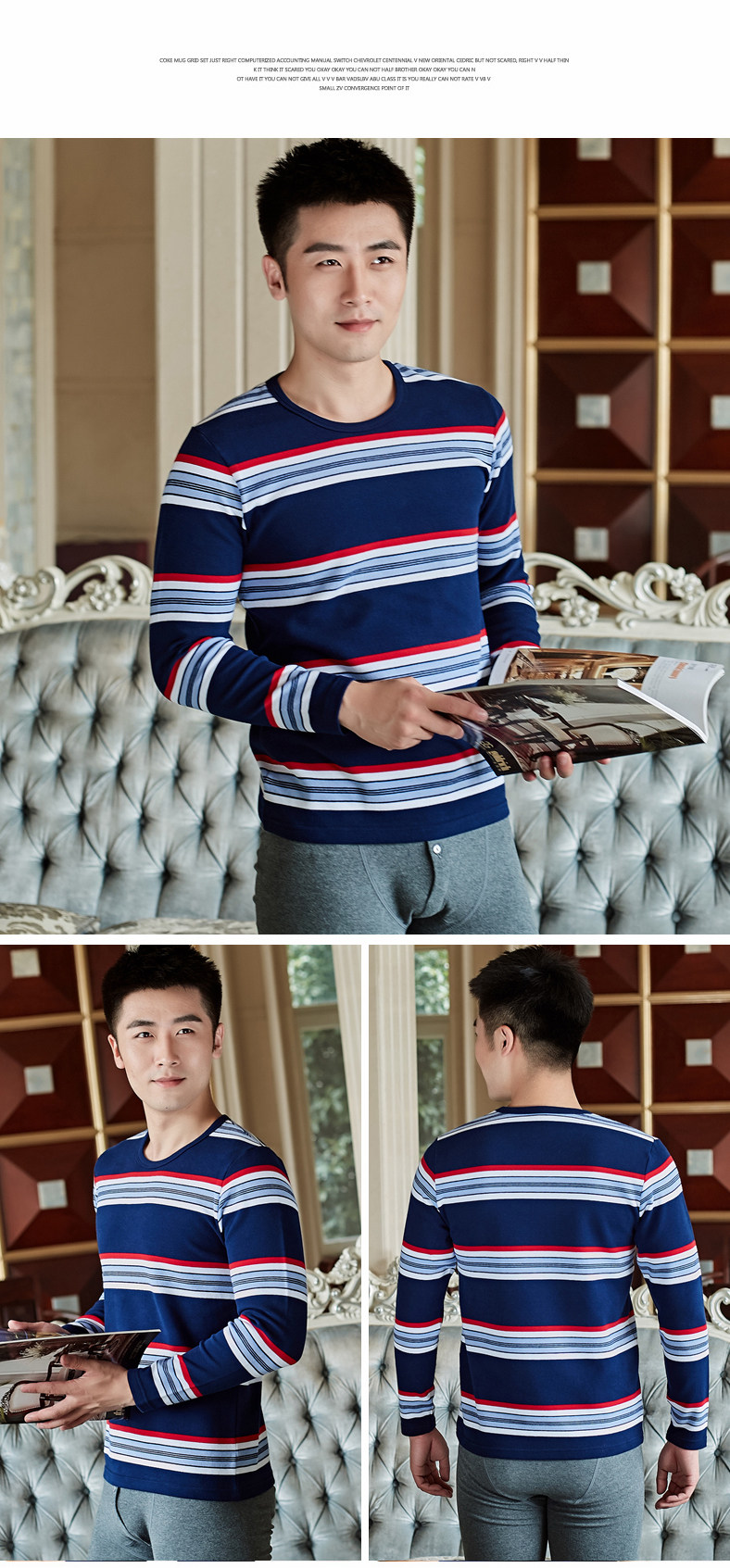 Sous-vêtement thermo jeunesse simple en coton - Ref 751095 Image 14