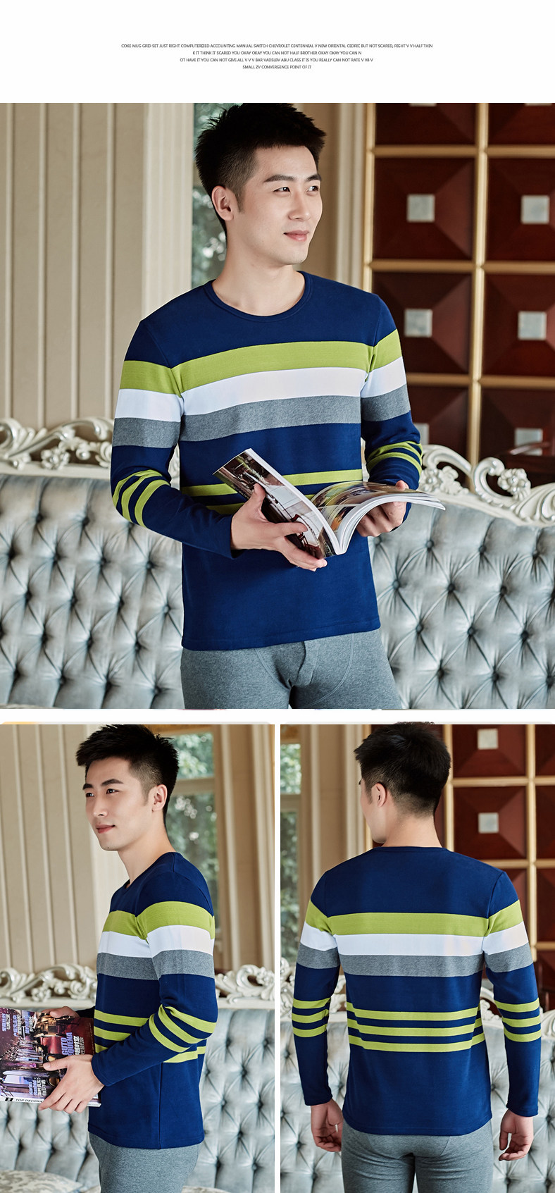 Sous-vêtement thermo jeunesse simple en coton - Ref 751095 Image 13