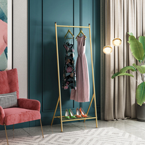 Danish TIE design Nordic ins coat rack floor corner bedroom living room clothes shelf simple hanger