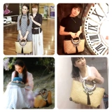 Вместительная и большая соломенная пляжная сумка через плечо, изысканный стиль, пляжный стиль, французский стиль