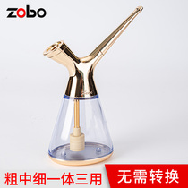 zobo water smoke pot cigarette holder filter circular type washable coarse medium fine branch male smoking exclusive full set of water smoke bucket