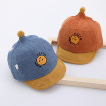 Baby peaked cap autumn baby hat 6-12 months autumn and winter cute 1-year-old child 2 boys and girls baseball cap