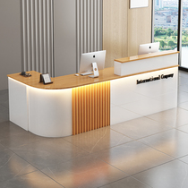 Cashier shop small bar integrated modern simple beauty salon supermarket barber shop company front desk reception desk