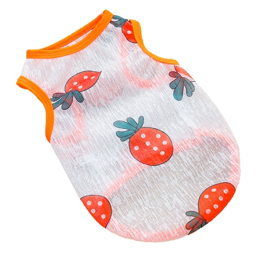 Кошачья одежда котята котята котята голубые кошки летние дышащие и антиворотичные щенки летние питовые питомцы жилет