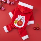 Одежда для домашних кошек осень и зимняя собака с четырьмя футболками куколка британская короткая котенок набирает кошачьи одежду зимню