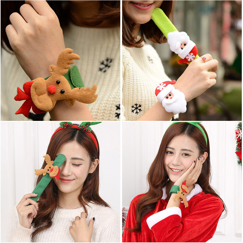 Jino Yi Yi Yi - jie decorative elk patting circle children's handbuckle bracelet Christmas party gift