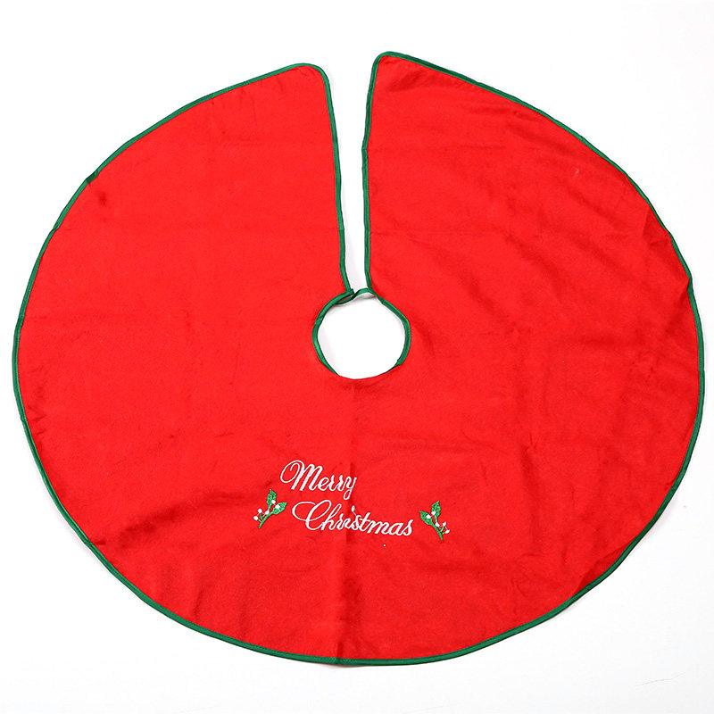 Jinye Christmas decorations Christmas tree skirt Christmas tree apron bottom decoration supplies Christmas round carpet