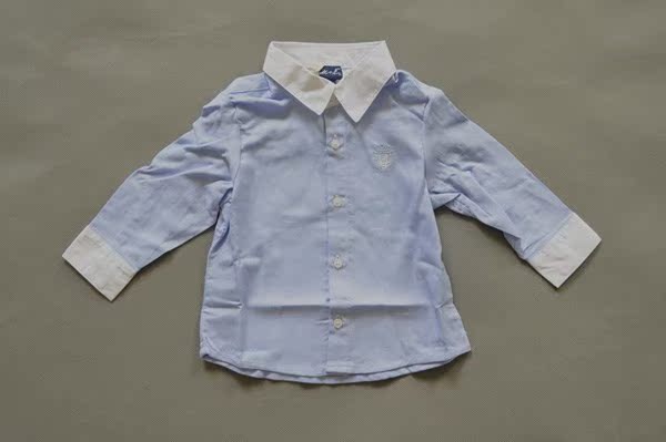 Chemise garcon à manche longue en coton - Ref 2078001 Image 8