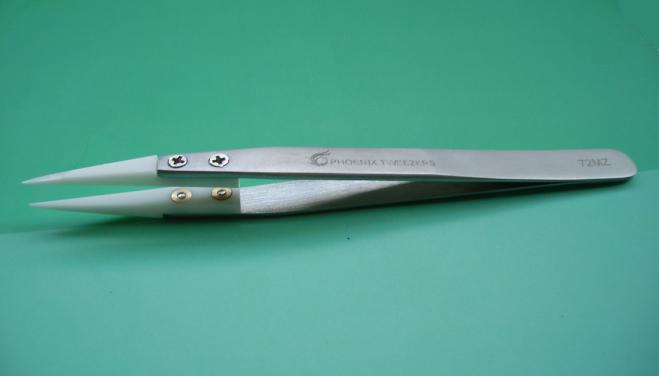 鑫凤凰陶瓷尖咀镊子（130MM）72MZ耐高温1600度耐酸碱陶瓷镊子