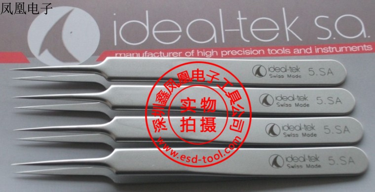 送精美盒子原装瑞士进口5号细胞镊子美容镊子Ideal-tek镊子5.SA.B