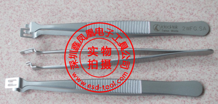 瑞士ideal-tek晶片专用镊子 2WFG.SA 不锈钢精密晶圆镊子晶元镊子
