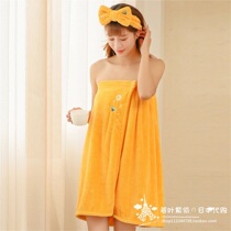 Japans JULIPET bath towel unisex can wear water-absorbing quick-drying thin towel bath bath skirt bathrobe