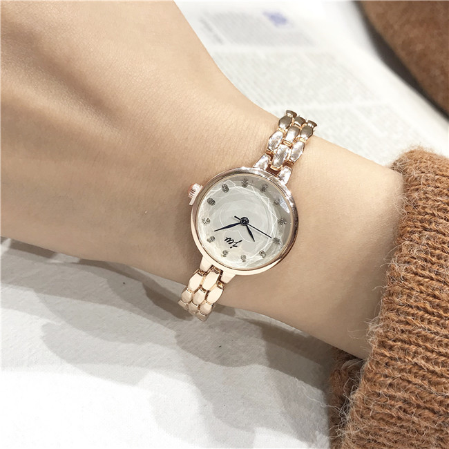 Đồng hồ đeo tay nữ sinh viên Hàn Quốc xu hướng thời trang ulzzang mini vòng đeo tay nhỏ vòng đeo tay nữ bảng - Vòng đeo tay Cuff vòng tay phong thủy