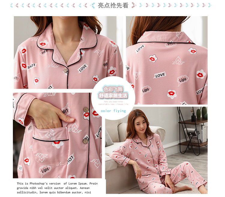 Pyjama pour femme OTHER   en Coton à manches longues - Ref 2987796 Image 19