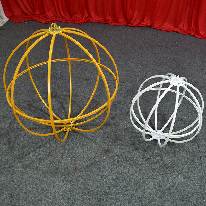 Wrought iron folding Mars ball wedding props Stage aerial suspended ceiling pendant Window decoration Space ball wedding decoration