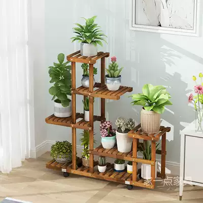 1 meter long living room new multifunctional wooden assembly shelf multi-layer indoor special floor rack ZX1