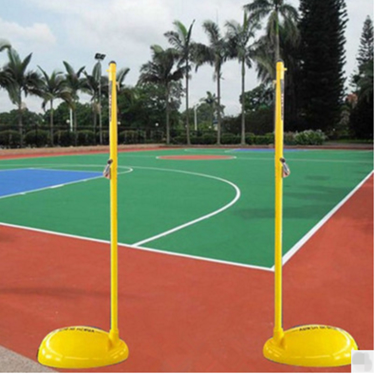 Competition with mobile badminton rack ABS mobile badminton column rack Pengyu Sports manufacturer Direct sales