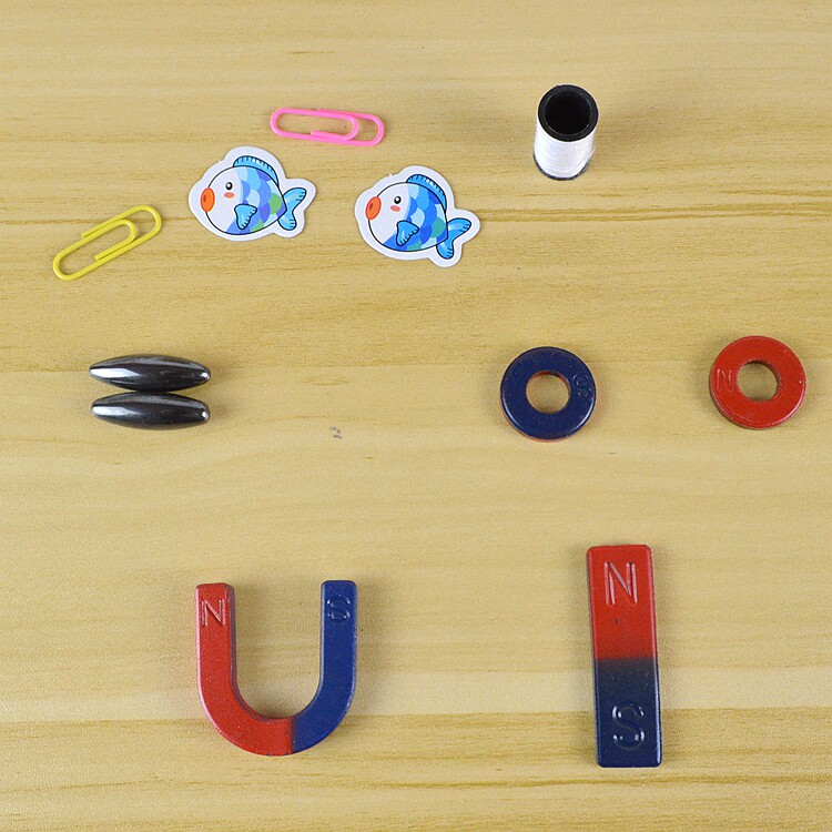 Korean version of creative physics teaching experimental equipment magnet teaching aids kindergarten early education U-shaped magnet stationery set
