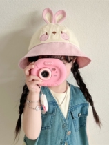 Baby shading hat cute little bear spring and autumn thin section soft brim baseball cap baby hat sunscreen sunscreen for male and female